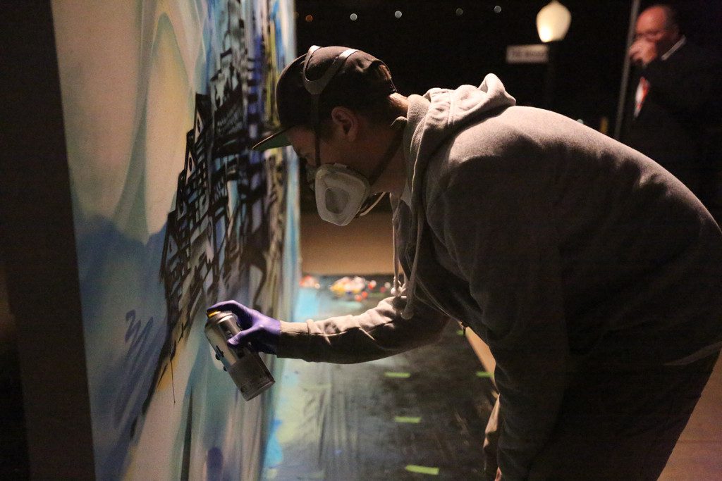 San Francisco Live Graffiti Art