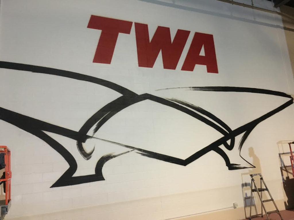 Large Graffiti Logo for TWA