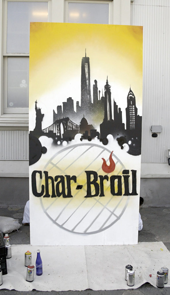NYC Char Broil Graffiti Canvas