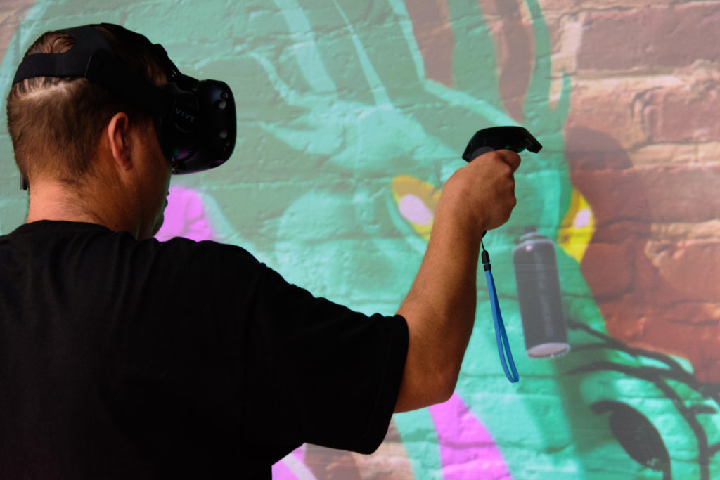 Live Graffiti Art in VR
