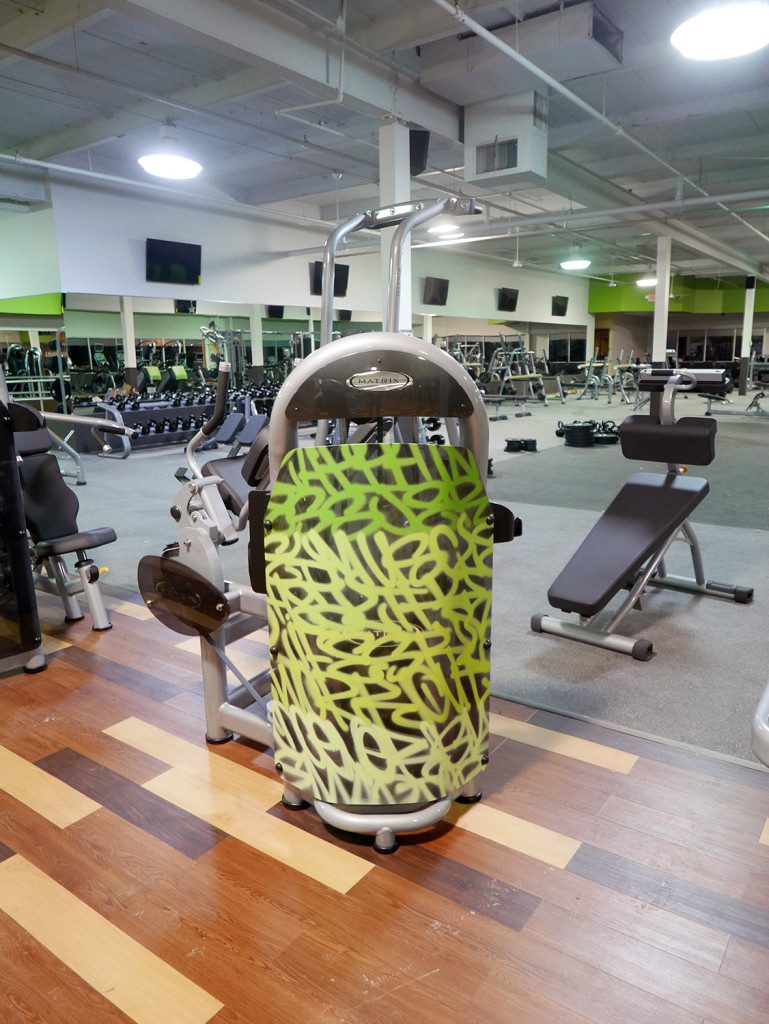 Zapp Fitness Graffti Art