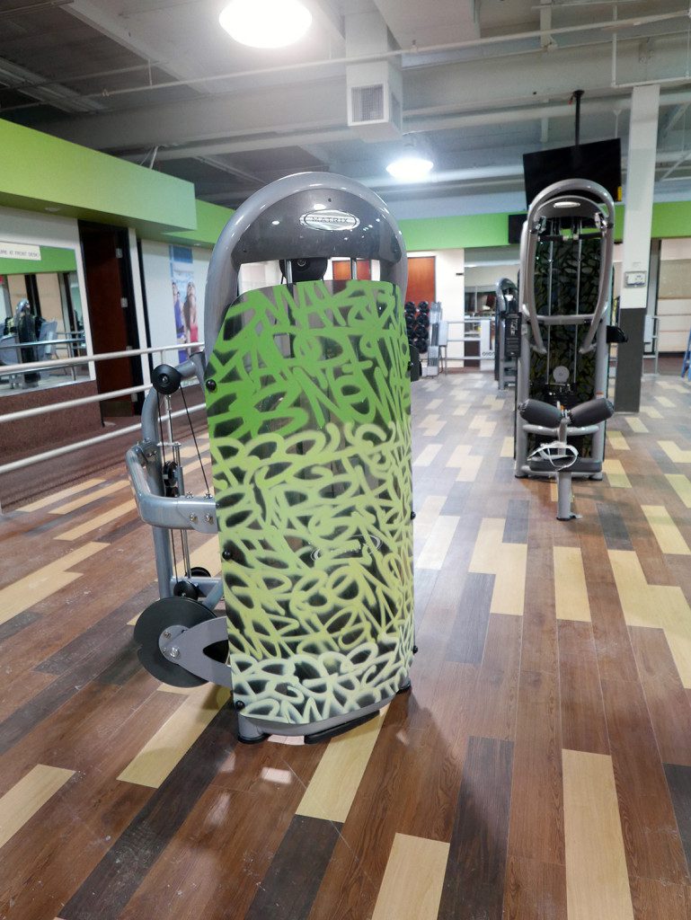 Zapp Fitness Graffti Art