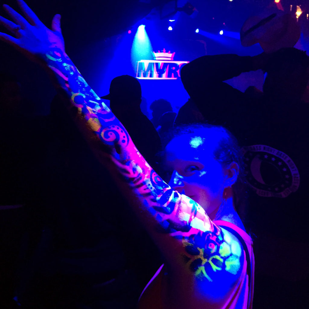 Blacklight Body Art