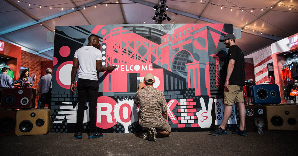 Interactive Sound Mural Graffiti