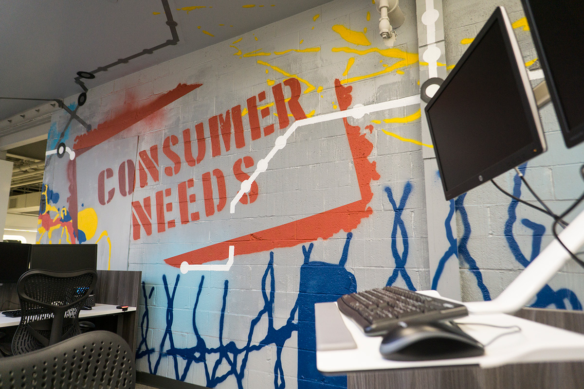 New Jersey office graffiti Consumer Needs