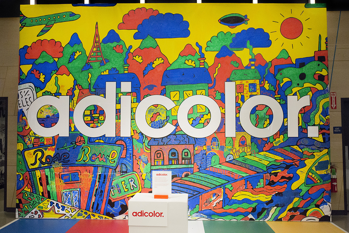 L.A. Adidas Finish Line Graffiti Street Art