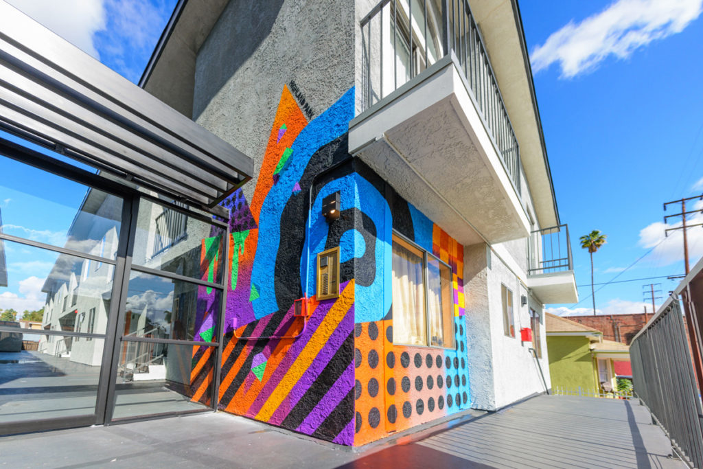 L.A. street art mural