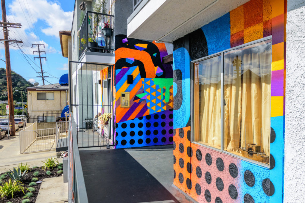 L.A. street art mural