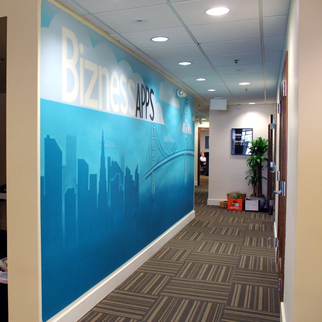 Silicon Valley Office Mural Artist