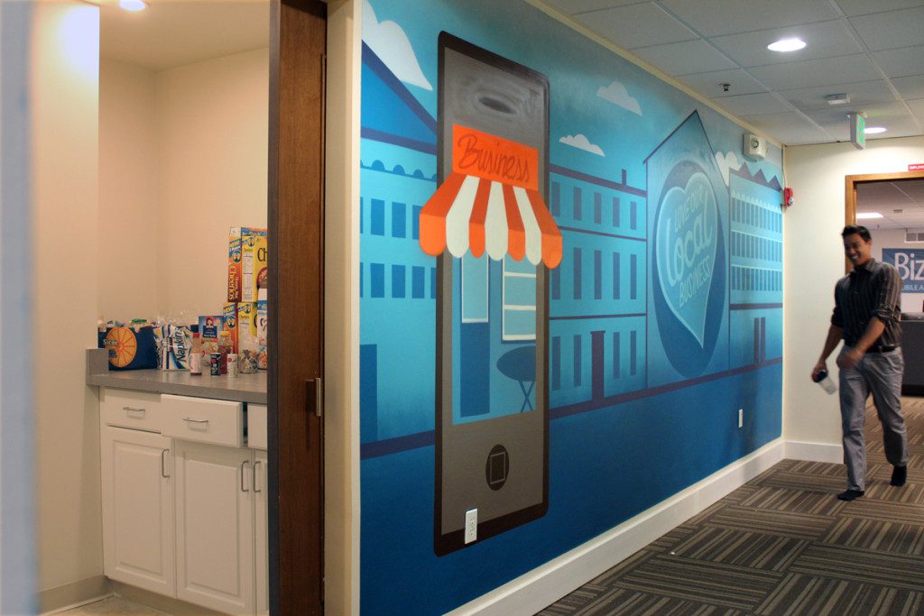 Silicon Valley Office Mural in Bay Area