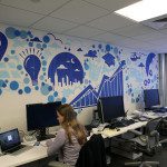 Facebook Office in NY - Graffiti Art Installation