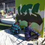 Live Art for Jets Campaign at Metlife Stadium