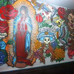 Nola Colorful Graffiti Mural in New Orleans