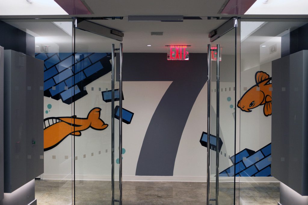 Manhattan Mural Company in NYC - Elevator