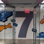 Weber Shandwick Floor 7 Graffiti Art - Elevators