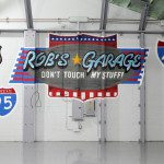 Rob's Garage Graffiti Lettering for Private Client