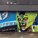 Seattle Street Art Mural - Sounders FC