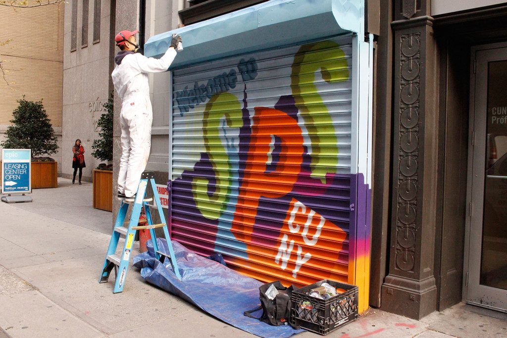 NY College Mural - Graffiti Artist For Hire