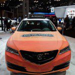 NY Acura Graffiti on Car - Javits Center