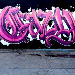 Crazy Old English Graffiti Lettering by Self in Los Angeles