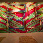 Tiger Stripe Graffiti Letters by Self Uno in Los Angeles