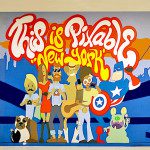 This is Pixable Character Street Art in Office