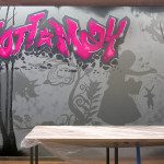 Stott & May Alice in Wonderland Mural in Williamsburg