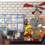 Inspector Gadget Cartoon Mural in Minneapolis MN