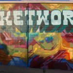 Bucketworks Abstract Mural in Minneapolis