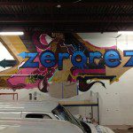 Zerorez Mural in Garage for Minneapolis Company