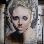 Graffiti Portrait - Spray Paint Wall Art