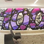 Dom Corry Street Art Mural in Office Lobby in NJ