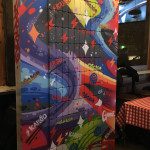 Chicago Phone Case Wall Abstract Mural for Kargo