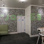 Restaurant Graffiti Keith Haring Style