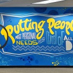 Street Art Lettering on Combe Mural