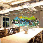 Albany, NY Vector Mural for Commerce Hub