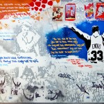 Sports Street Art & Wheat Paste Installation