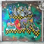 New York Themed Graffiti Mural