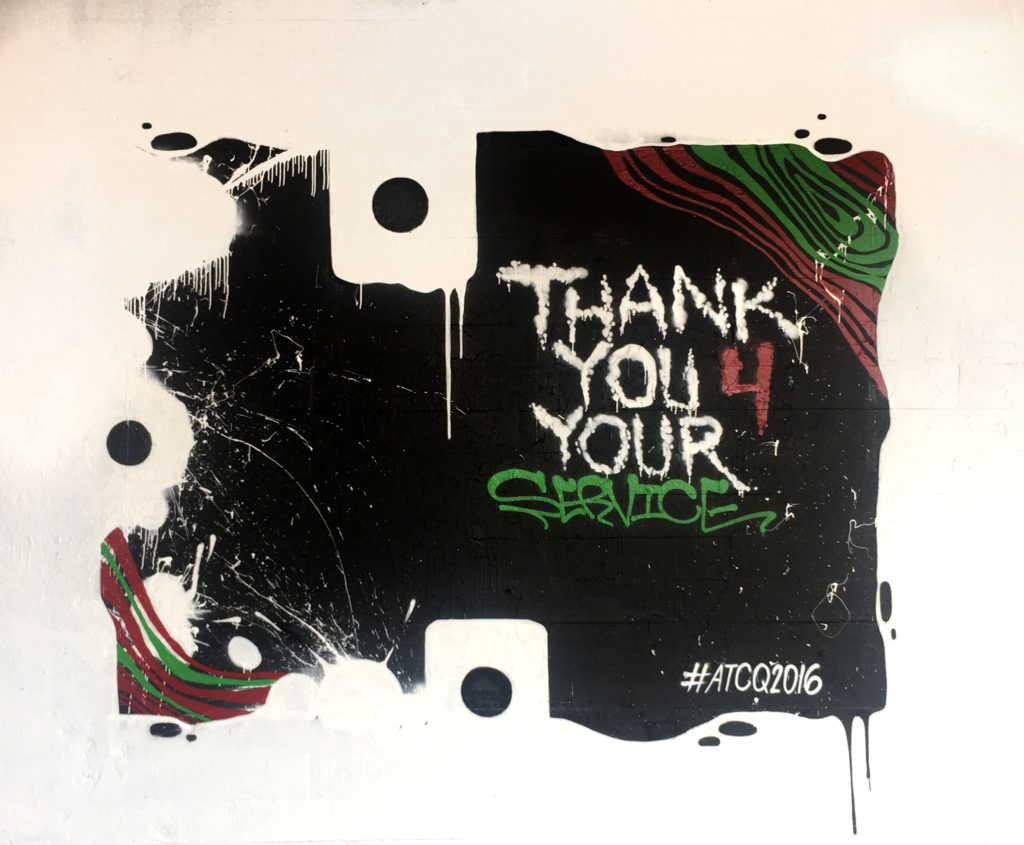 Mural for Album Release - a tribe called quest - epic records