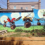 Alamaba Street Artist - Bee Mural in Birmingham
