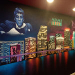 Miami Vice Indoor Mural
