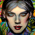 Elle Portrait Art Mural