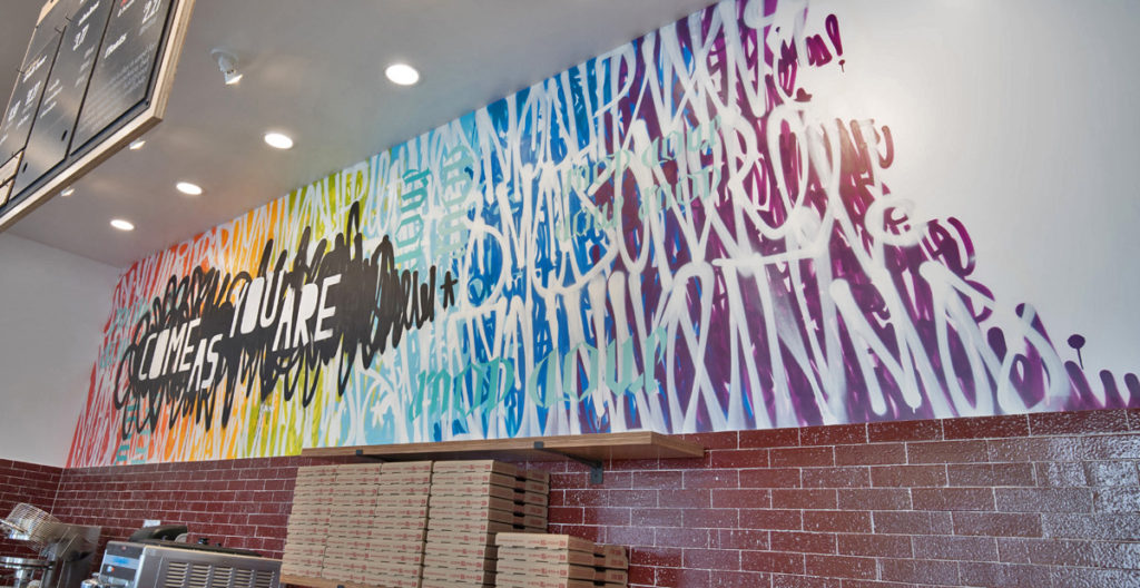 Bay Area Restaurant Mural