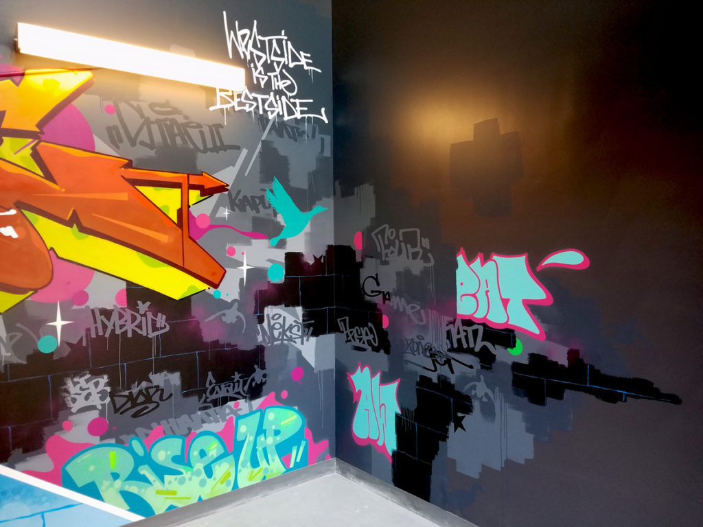 Graffit Art Atlanta - Hallway Entrance