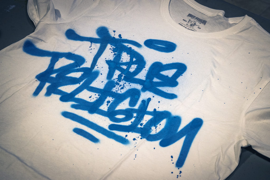 Spray paint T-Shirts