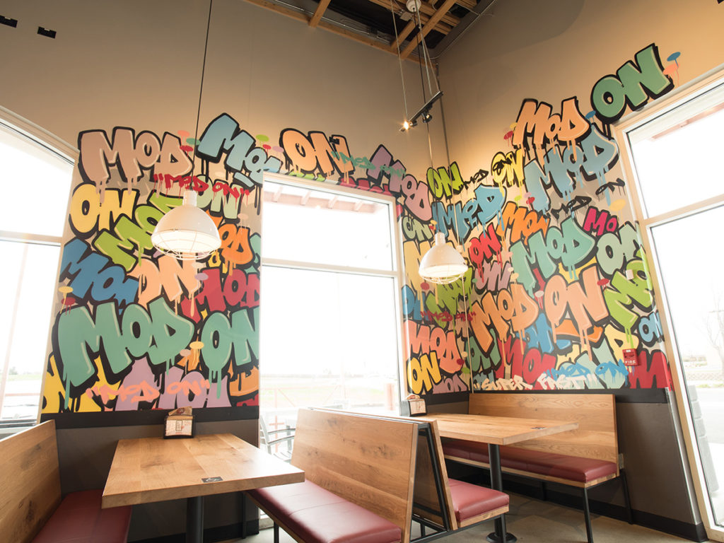 Graffiti Mural Mod Pizza