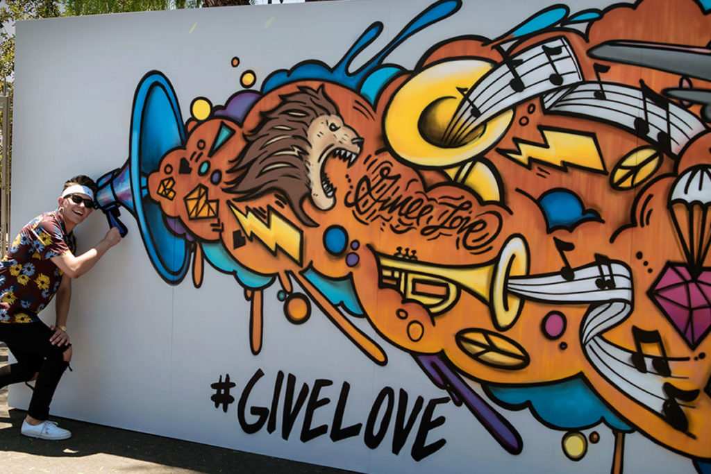 charlotte graffiti canvas