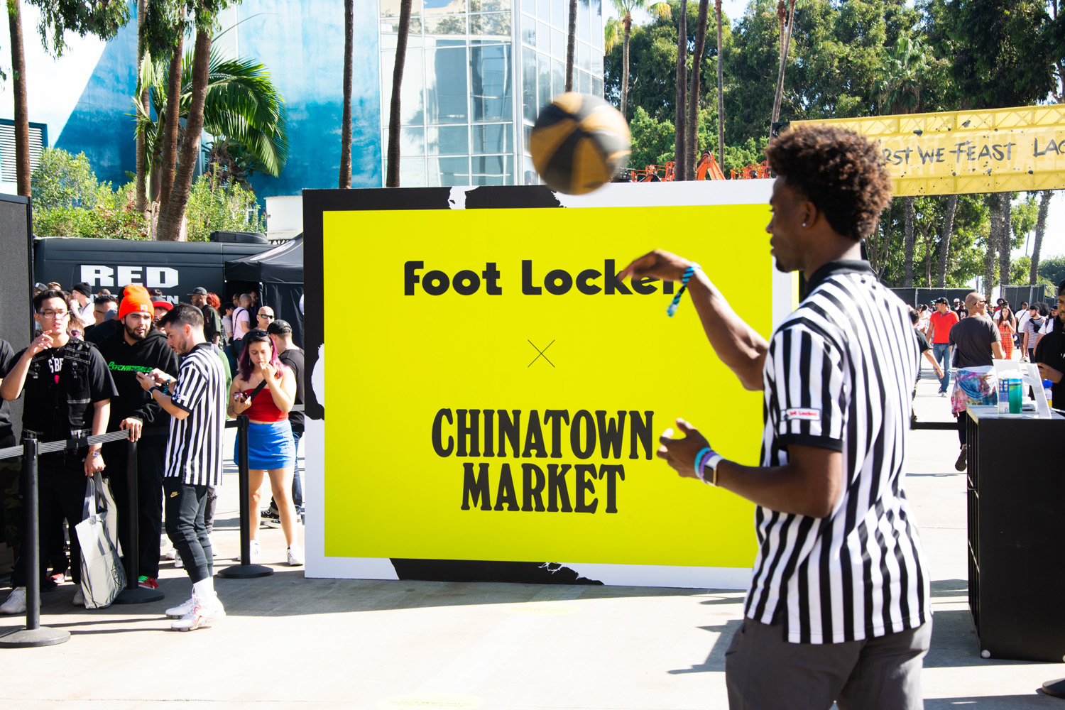 Activation Build Backboard at ComplexCon for Chinatown Market in LA