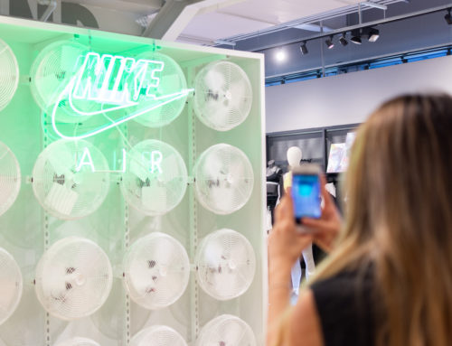 Futuristic Fan Wall Build for Nike Air Max Day in Los Angeles, CA