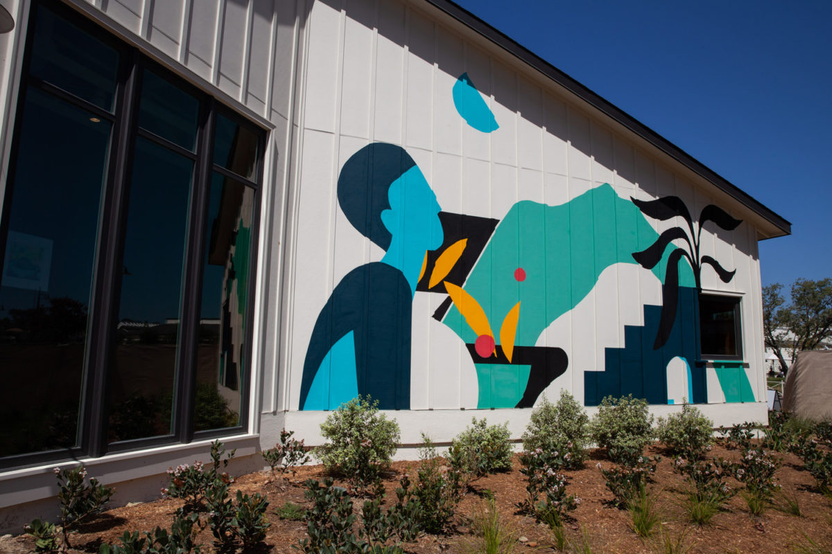 Mural Artist San Diego Exterior Wall Restaurant Mural Art in California